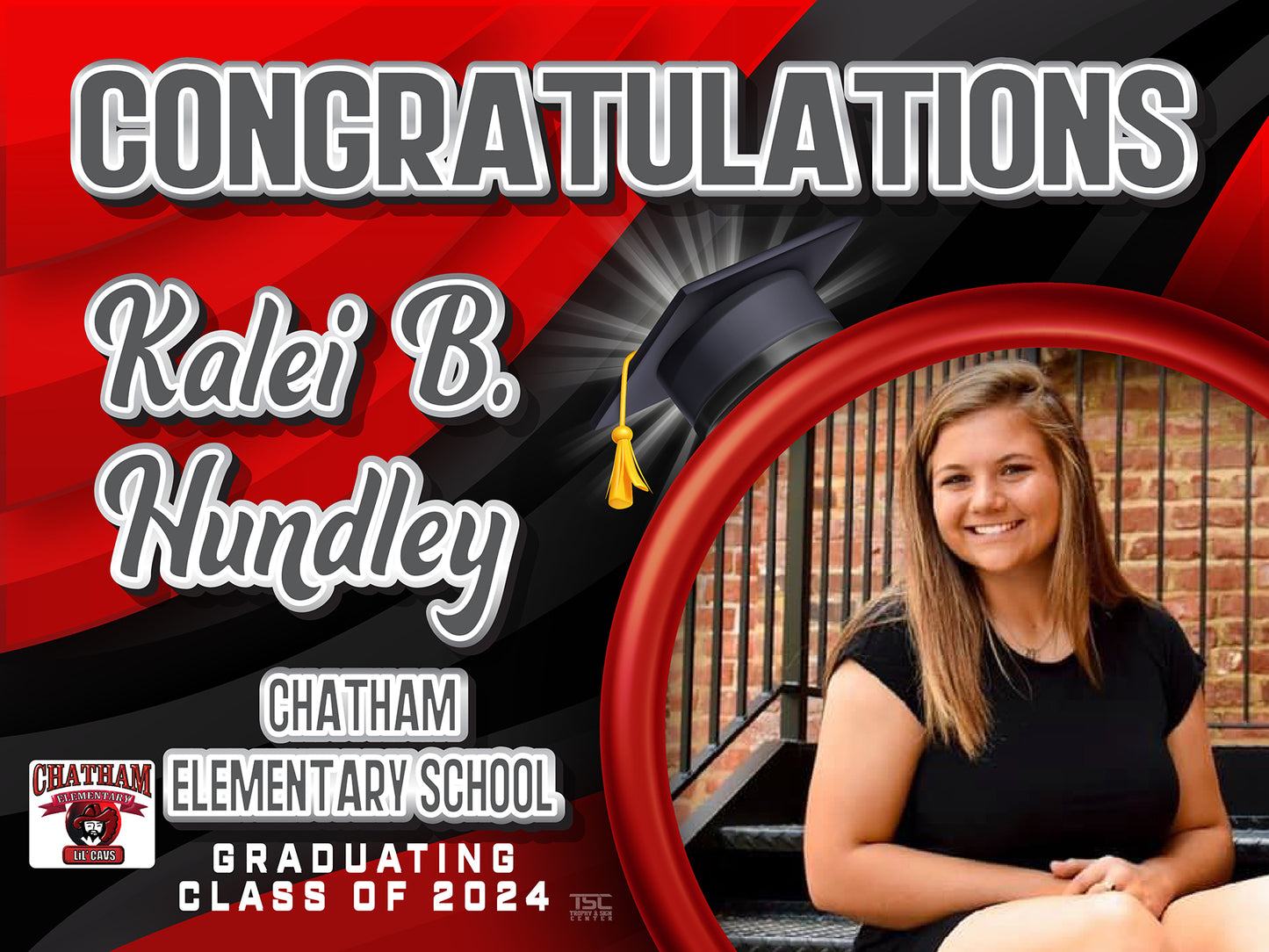 18x24 Chatham Elementary School Yard Sign