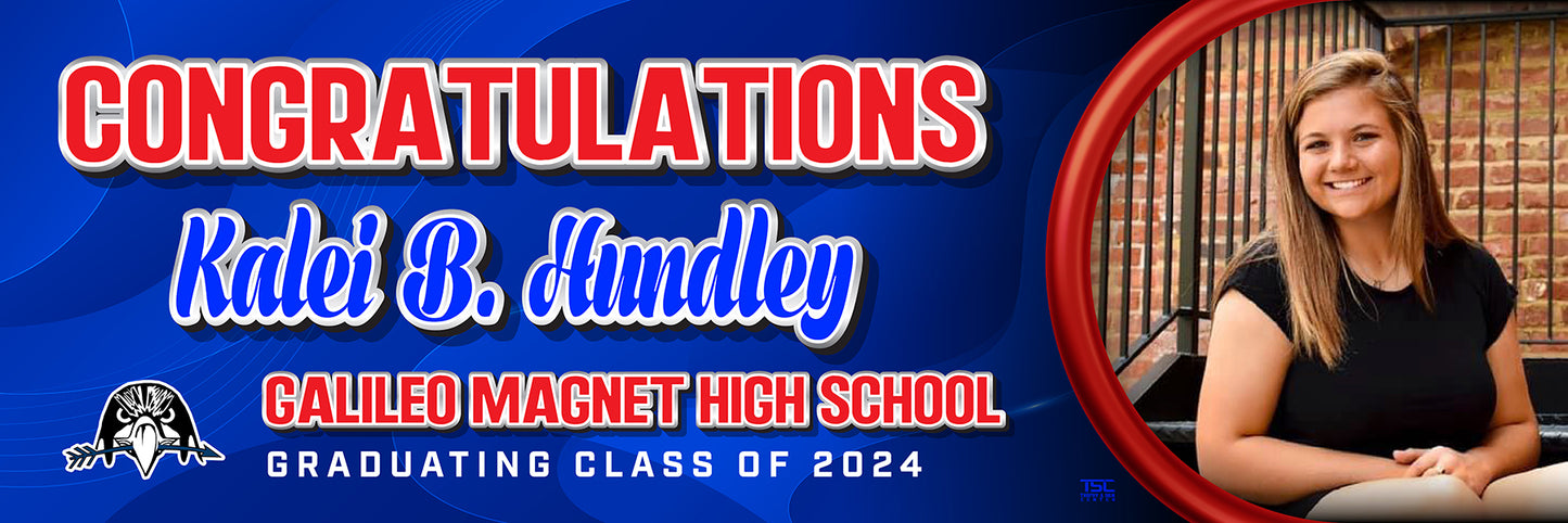 24x72 Senio Banners Galieo Magnet High School