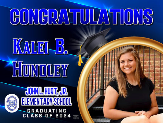 18x24 John L. Hurt Elementary School Yard Sign