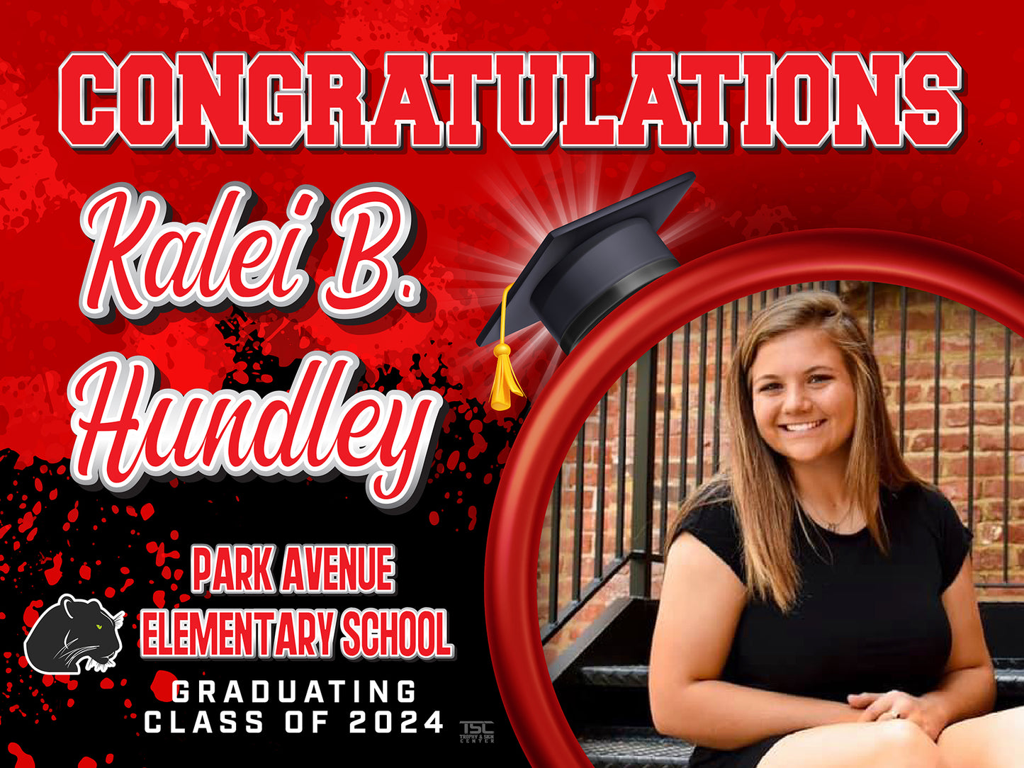 18x24 Park Avenue Elementary School Yard Sign