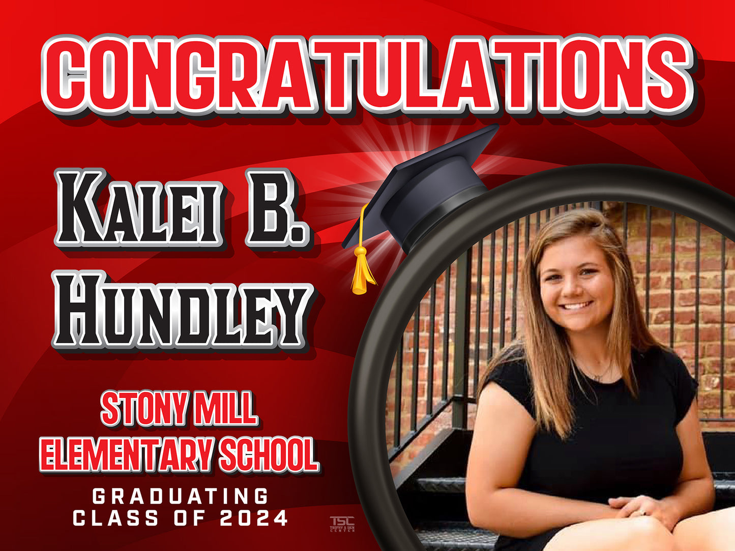 18x24 Stoney Mill Elementary School Yard Sign