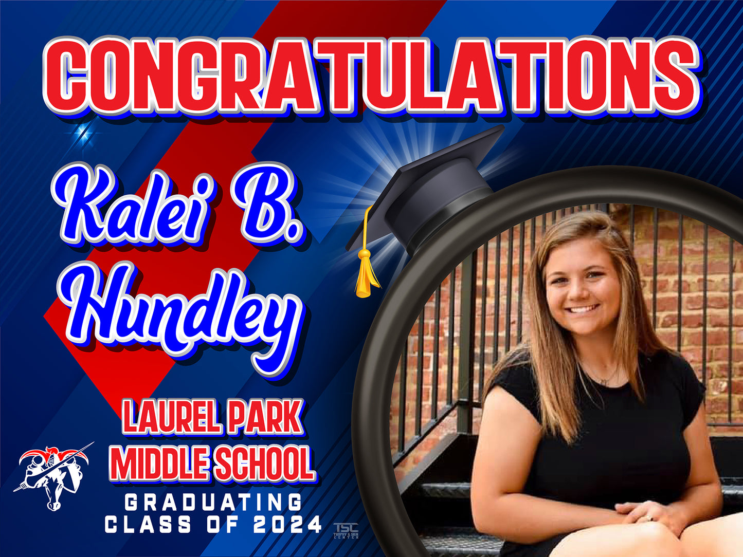 18x24 Laurel Park Middle School Yard Sign