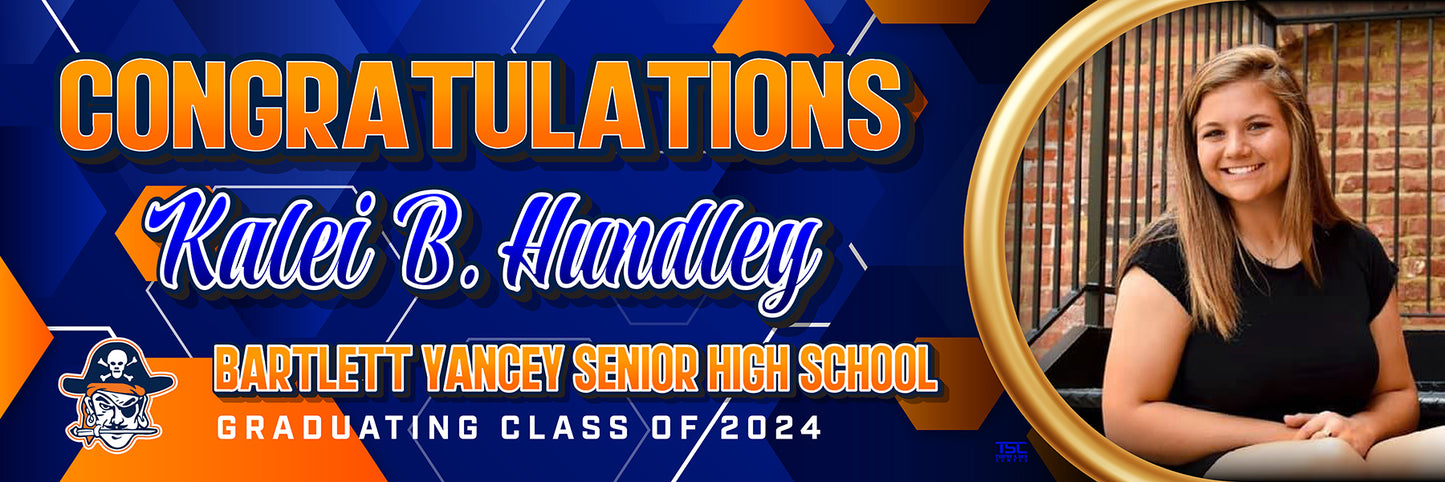 24x72 Banner Barlett Yancey High School