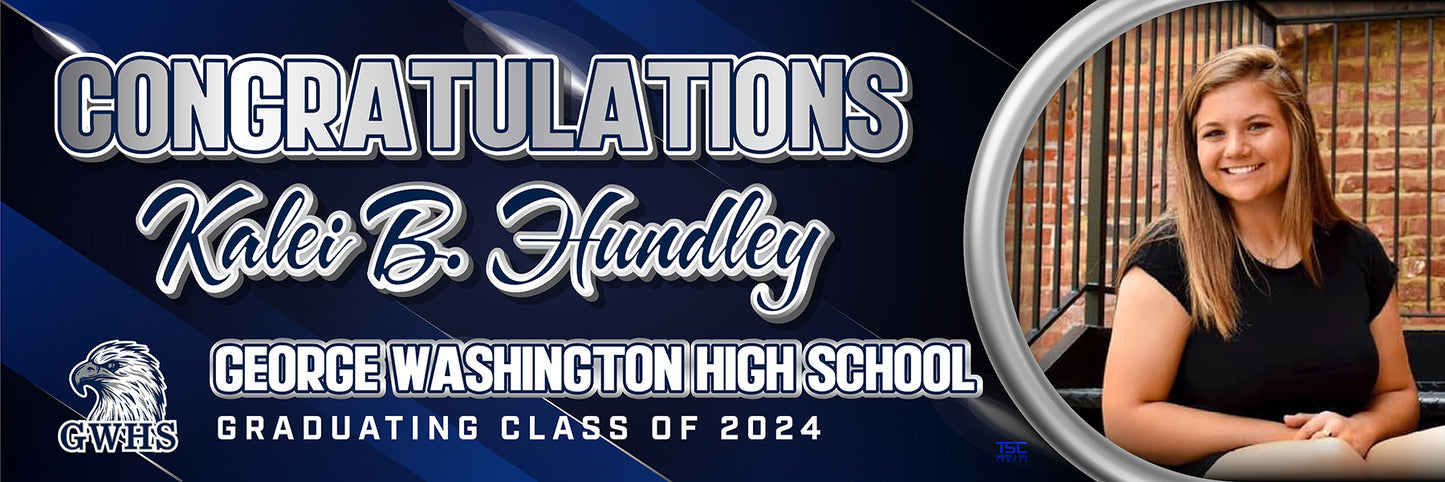 24x72 Banner George Washington High School