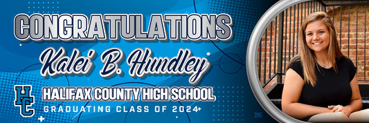 24'' x 72'' Banner Halifax County High School