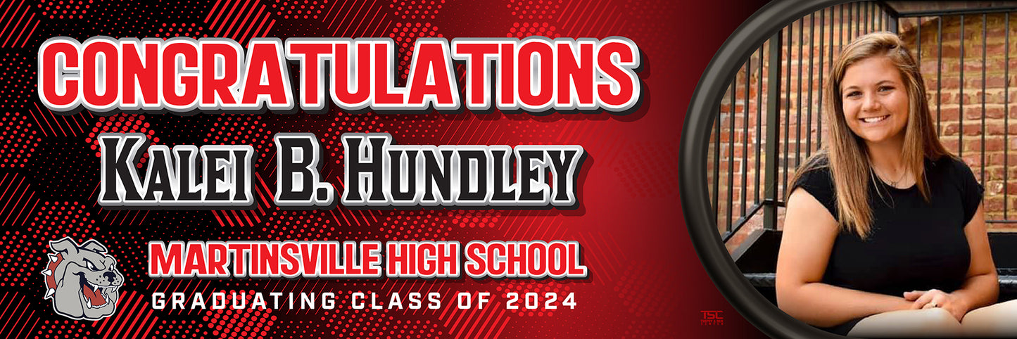 24'' x 72'' Banner Martinsville High School