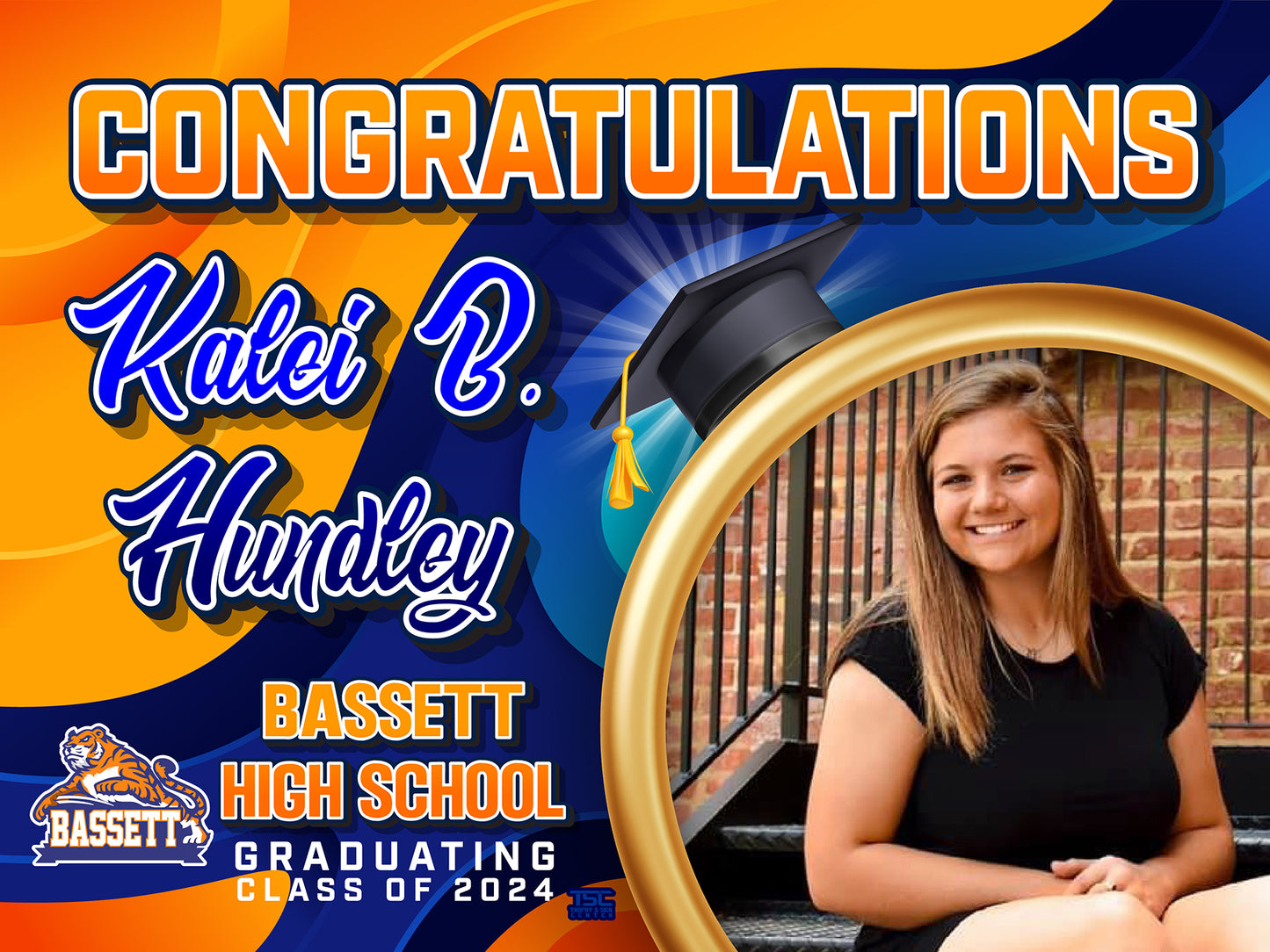 18x24 Senior Spec Yard Signs Bassett High School