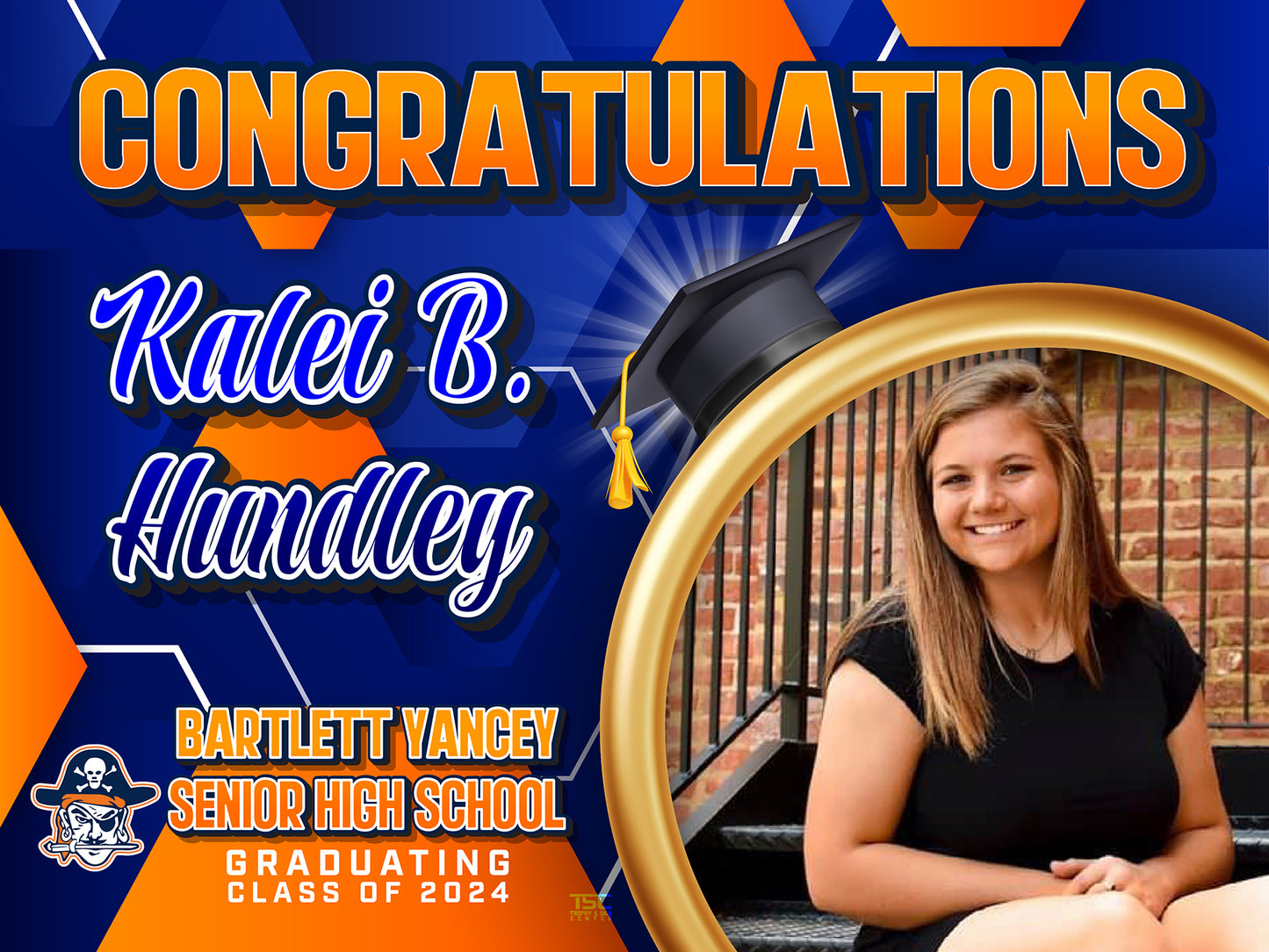 18x24 Senior Yard Signs Bartlett Yancey High School