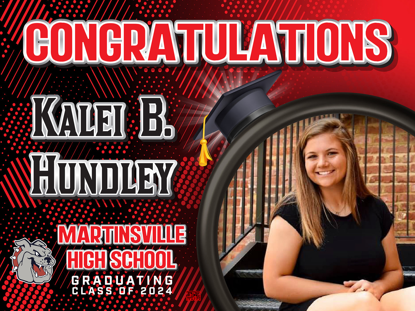 18x24 Senior Yard Signs Martinsville High School